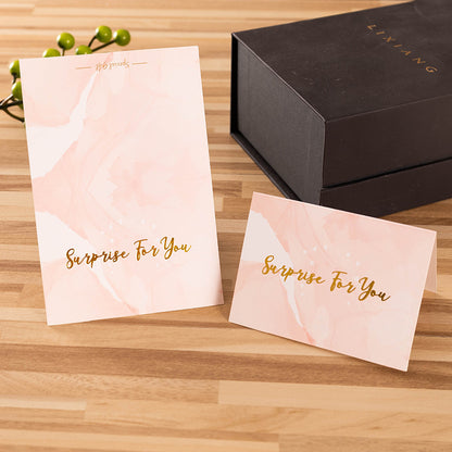 Bronzing Foldable Greeting Cards