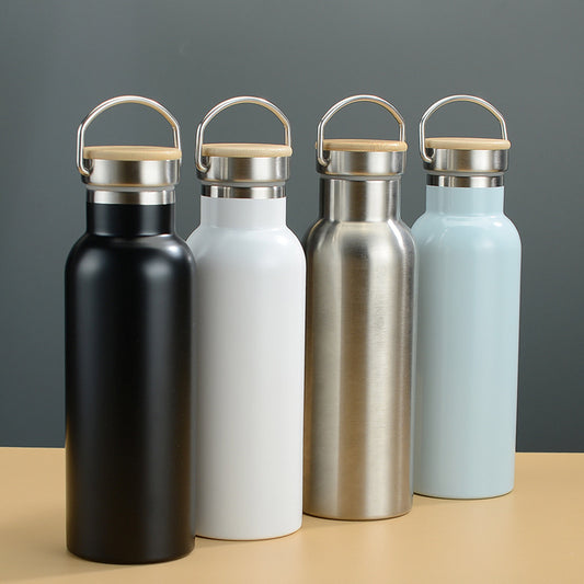 Hot & Cold Vacuum Insulated Bottle with Handle Lid