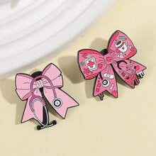 Pink Bow Stethoscope Medical Brooch Enamel Pin