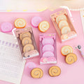 Swiss Roll Shaped Erasers Set of 3