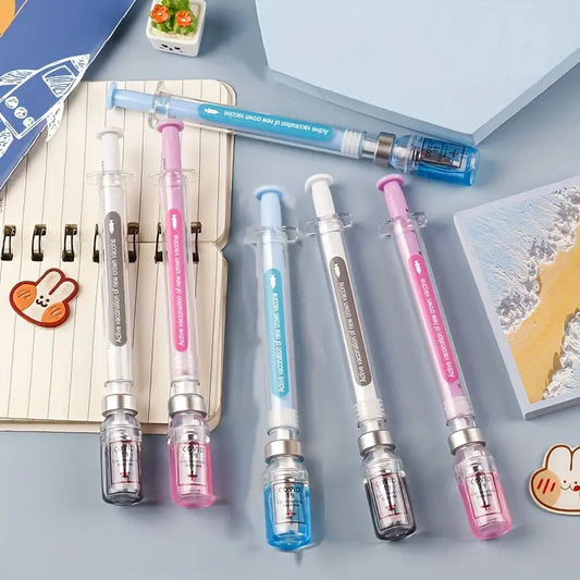 Syringe Shape Signature Gel Pen