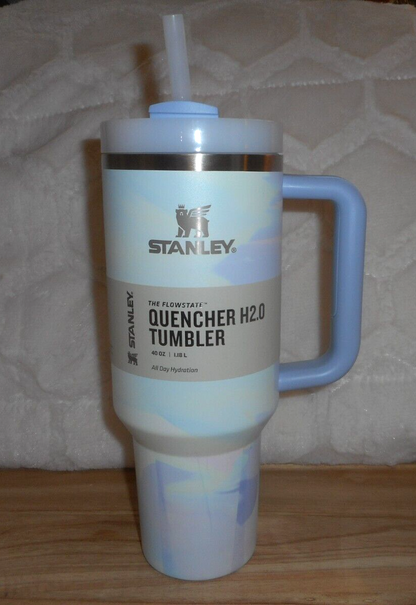 THE QUENCHER H2.0 FLOWSTATE™ TUMBLER - MARBLE BLUE