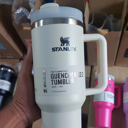 THE QUENCHER H2.0 FLOWSTATE™ TUMBLER - ASH WHITE
