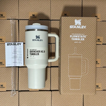 THE QUENCHER H2.0 FLOWSTATE™ TUMBLER - ASH WHITE