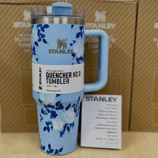 THE QUENCHER H2.0 FLOWSTATE™ TUMBLER - Blue Floral