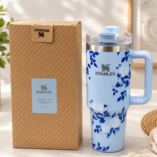 THE QUENCHER H2.0 FLOWSTATE™ TUMBLER - Blue Floral
