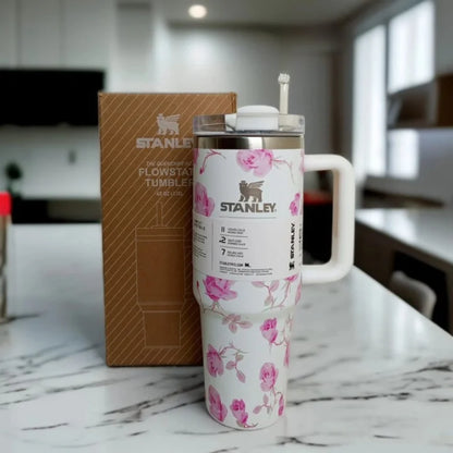 THE QUENCHER H2.0 FLOWSTATE™ TUMBLER - White Roses