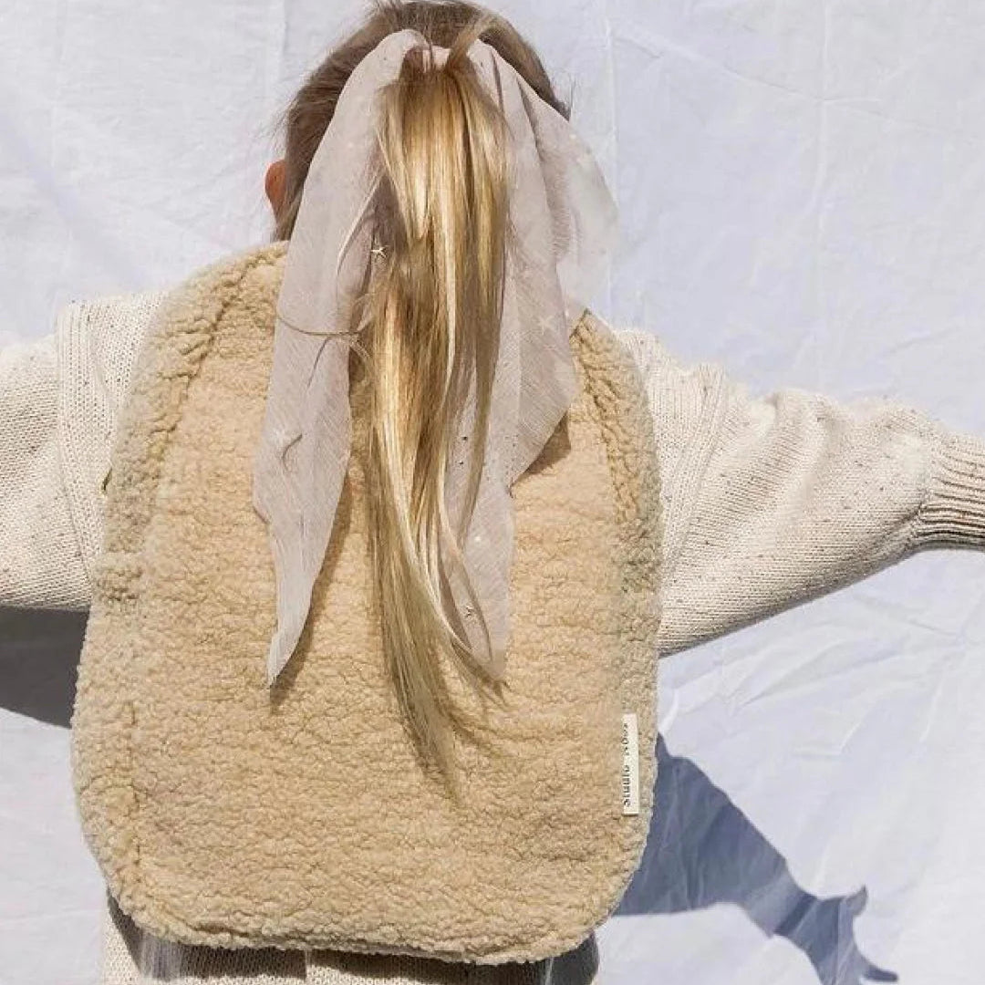 Wool Plush Kids Backpack