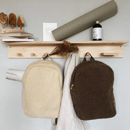 Wool Plush Kids Backpack