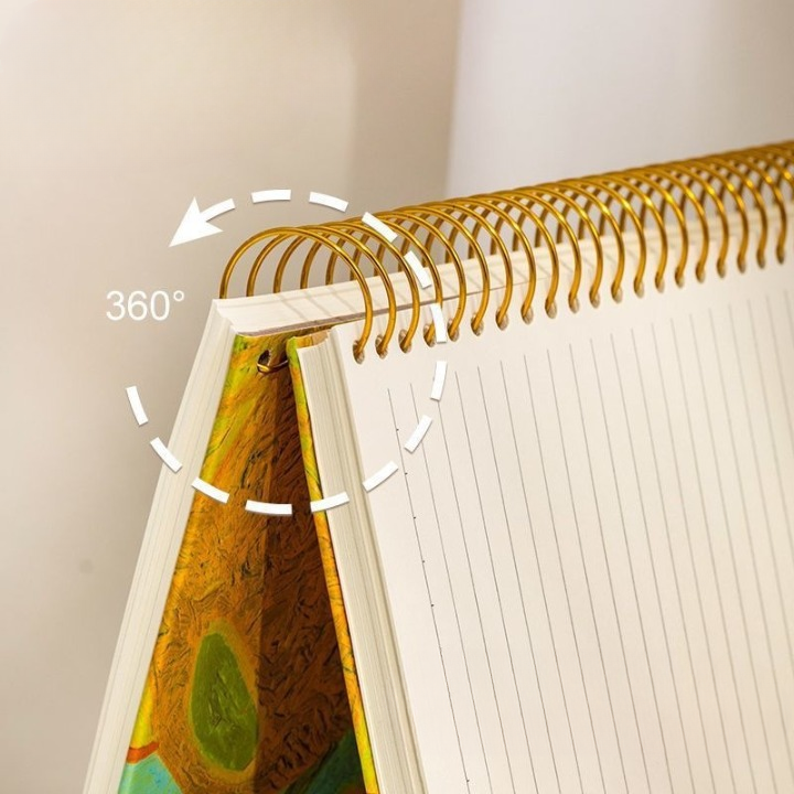 Vincent Van Gogh Coil Register Notebook - Moutin Range