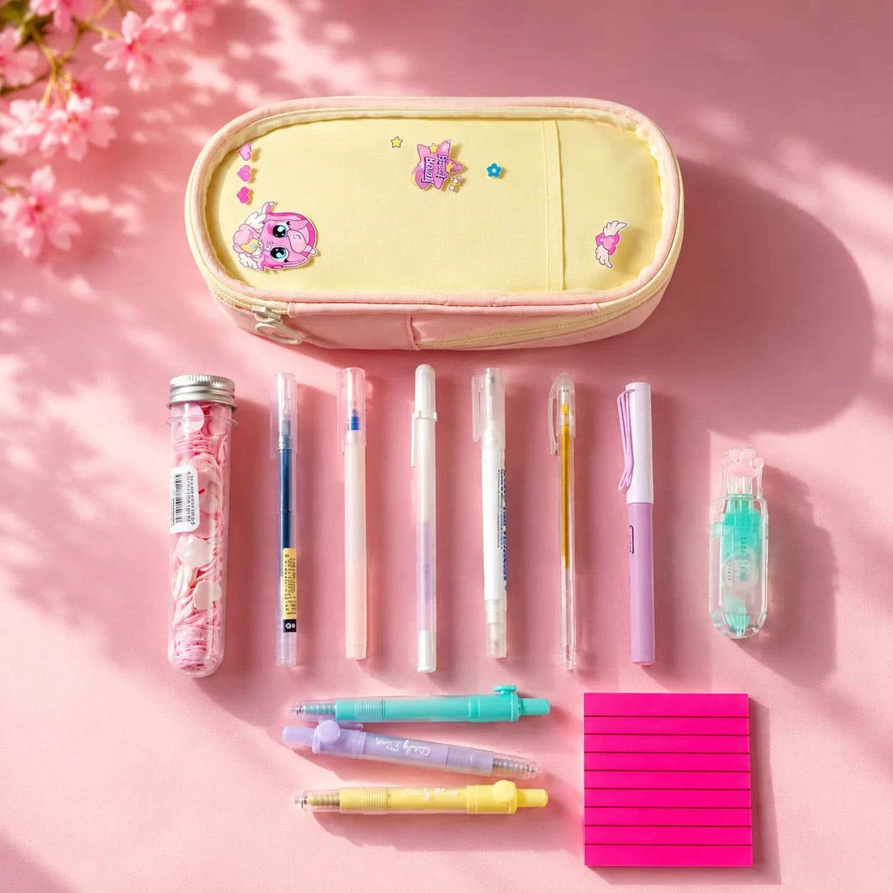 Soft Bloom Stationery Kit