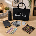 Black Tote Stationery Bundle