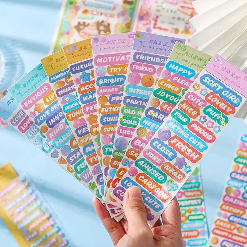 TimeandSpaceLoveSeriesTextStickers