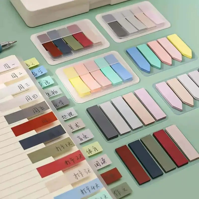 Translucent Morandi Color Sticky Note Tabs – thepaperworm