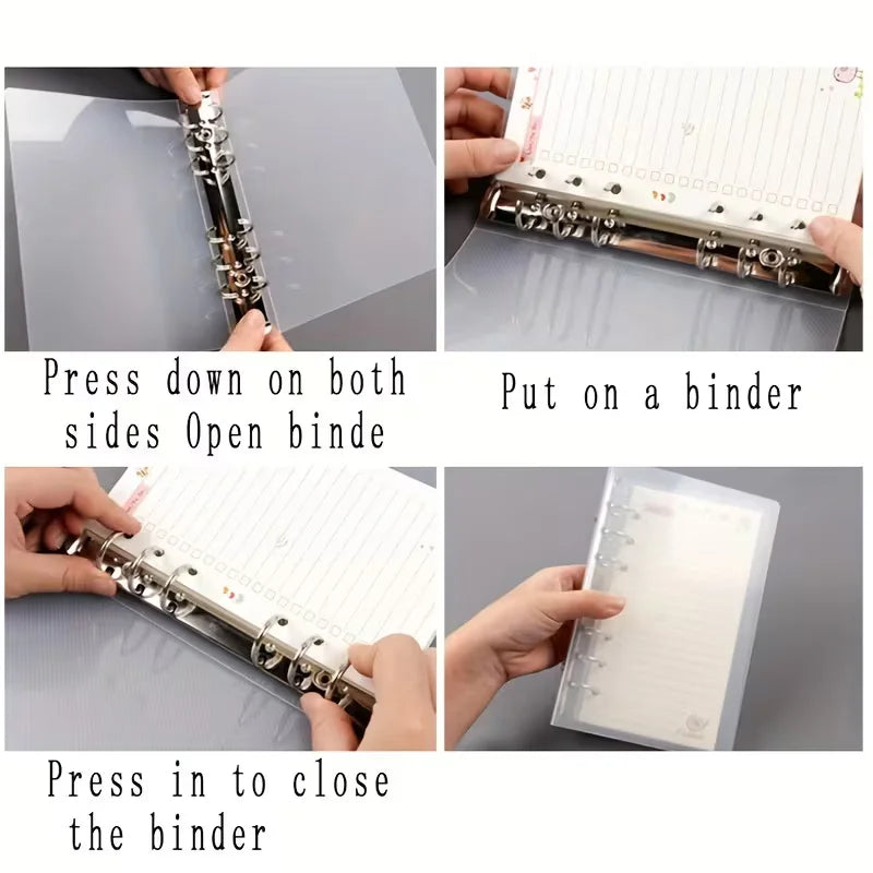Journal Shell Case Translucent Shell Hand Binder Journal – thepaperworm