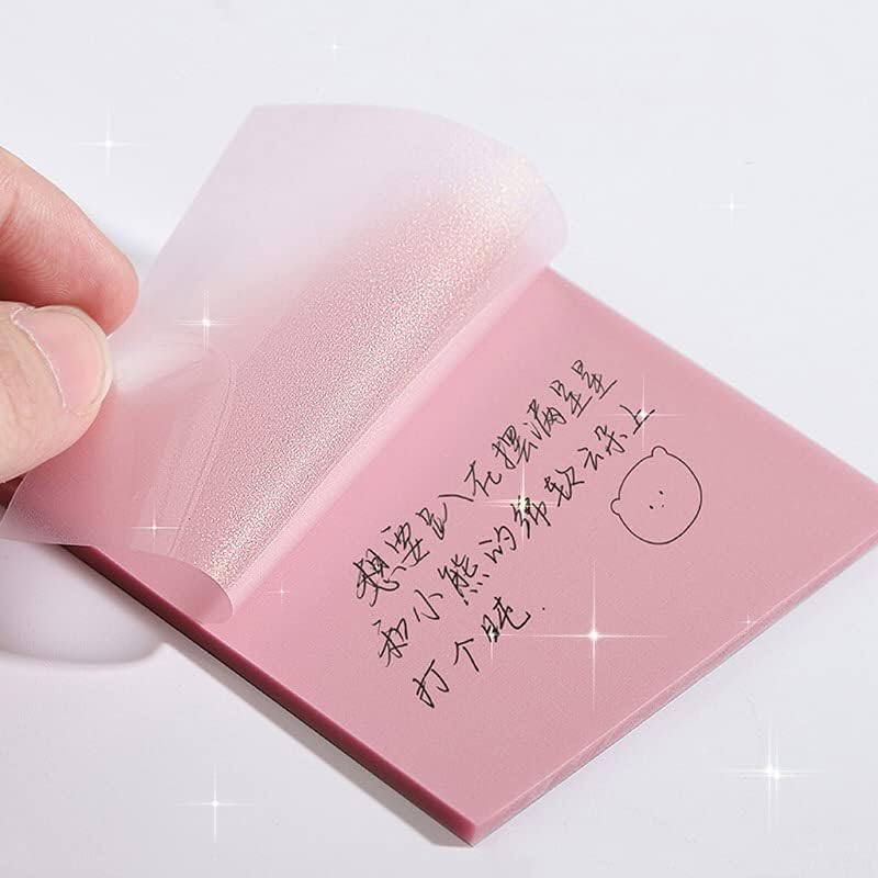 Pastel Color Transparent Sticky Notes