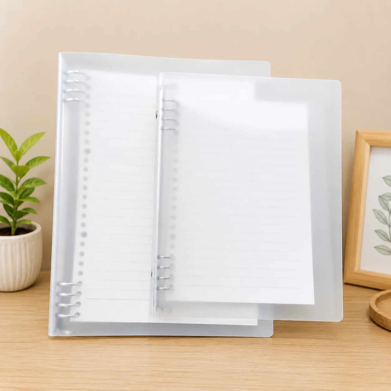 Translucent Shell Hand Binder Journal