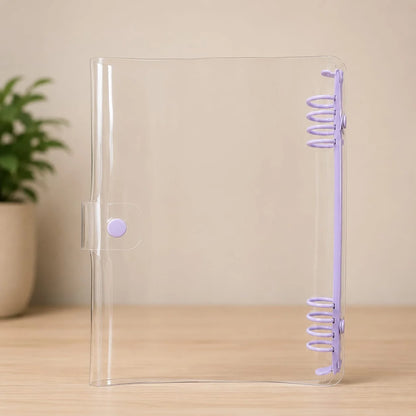 Transparent Loose Leaf Binder with Refillable Planner