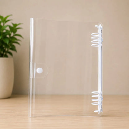 Transparent Loose Leaf Binder with Refillable Planner