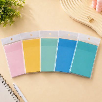 Transparent  Multi Color Sticky Note