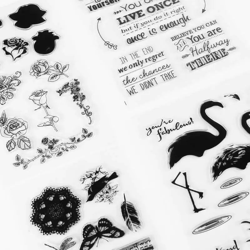 TransparentSiliconStampSheets