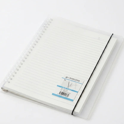 Transparent Plastic Ring Binders With Elastic Closure