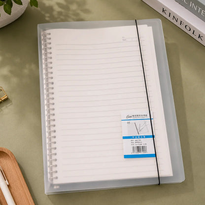Transparent Plastic Ring Binders With Elastic Closure