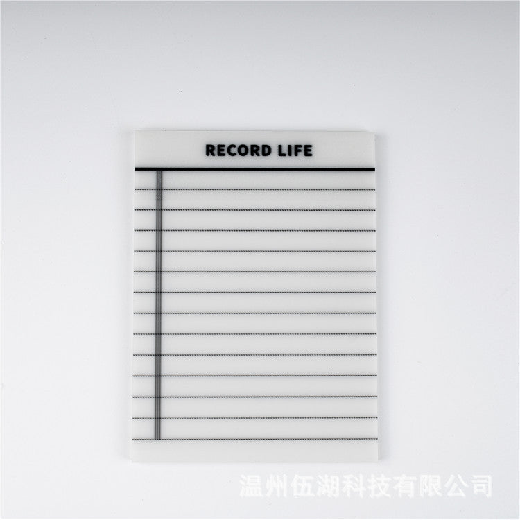 Transparent Sticky Notes Series-Plan Series