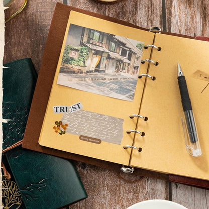 Retro Tree Embossed Leather Journal