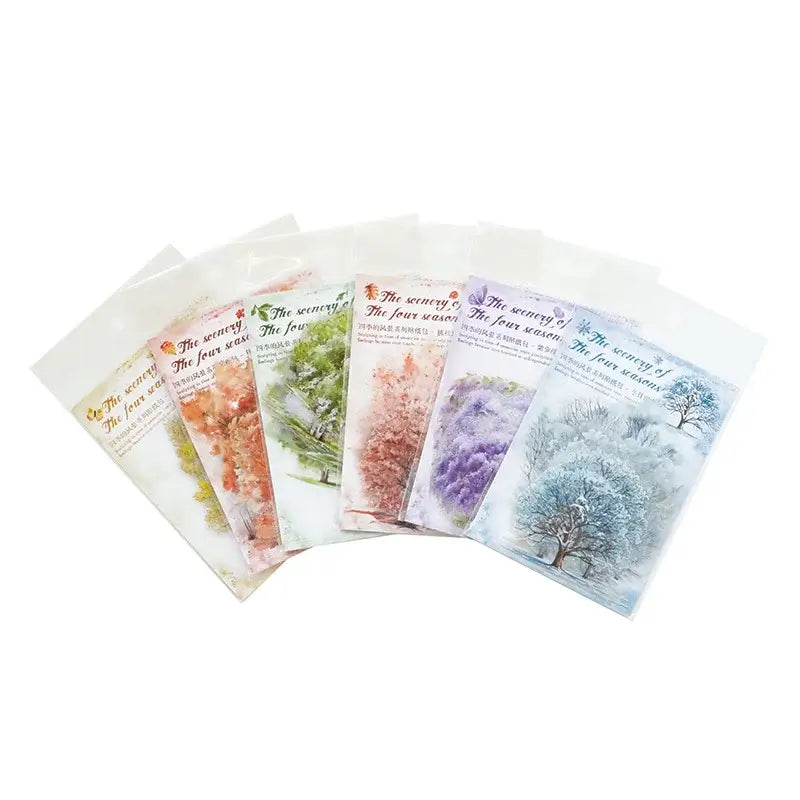 Twilight PET Sticker Pack Four Seasons Scenery Series