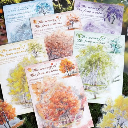 Twilight PET Sticker Pack Four Seasons Scenery Series