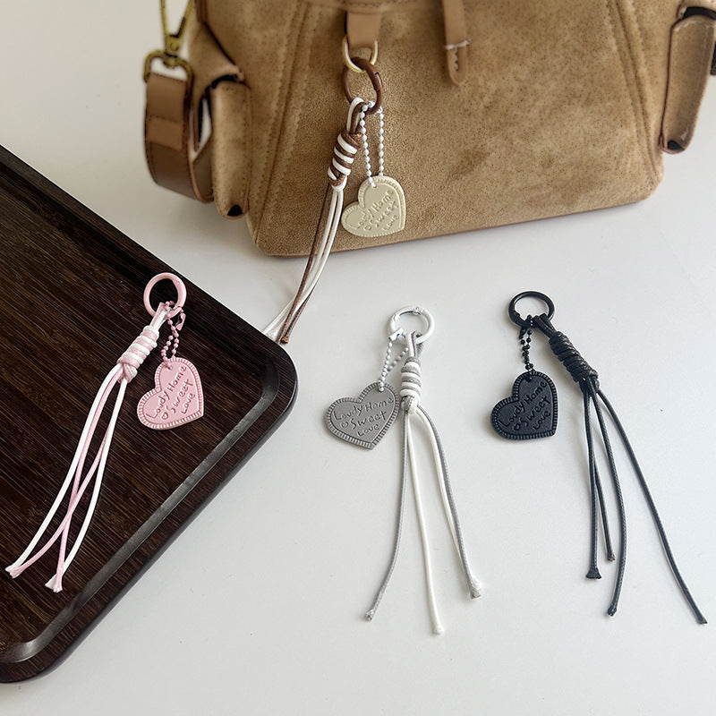 Two-Color Braided Rope Bag Pendant Charm