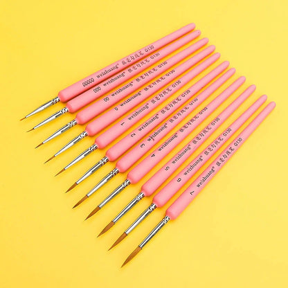 Ultra-Fine Paint Brushes - Set of 11