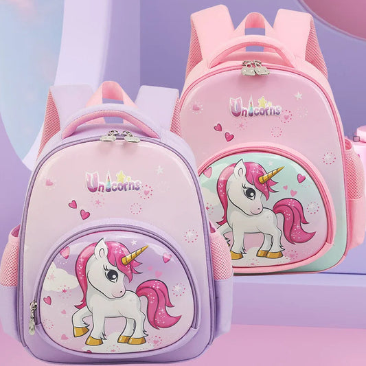 3D Unicorn Themed Kids Backpack