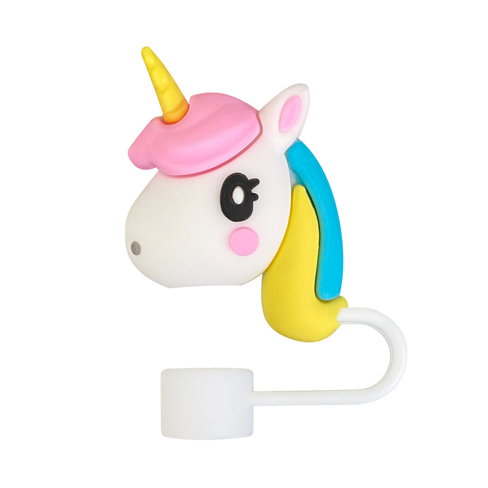 Unicorn Style Straw Cover for Tumbler