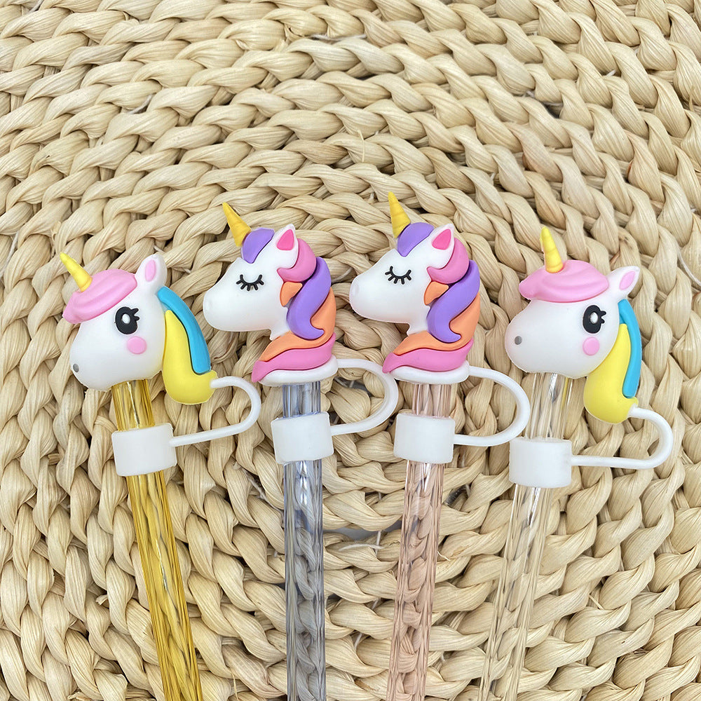 Unicorn Style Straw Cover for Tumbler