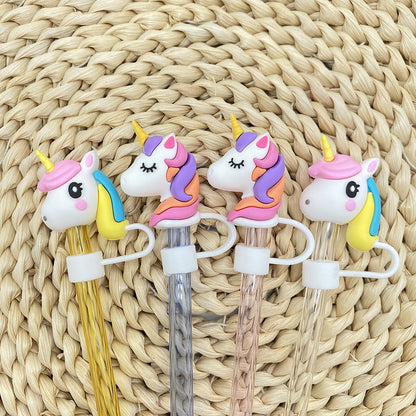 Unicorn Style Straw Cover for Tumbler