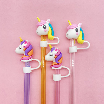 Unicorn Style Straw Cover for Tumbler