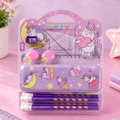 Unicorn Stationery Gift Pack - Purple