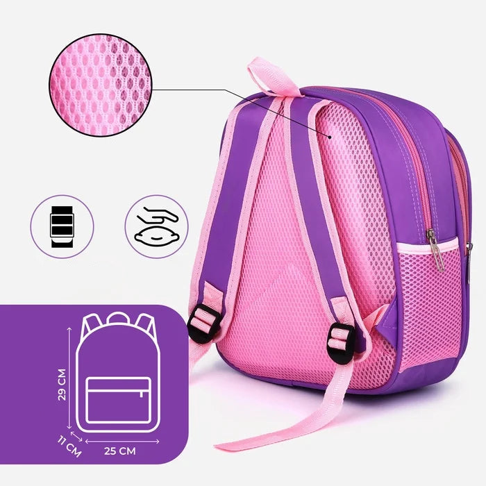 Kids Cartoon Travel & School Backpack