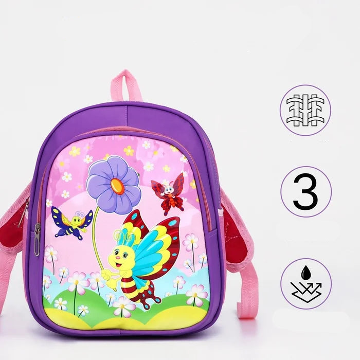 Kids Cartoon Travel & School Backpack