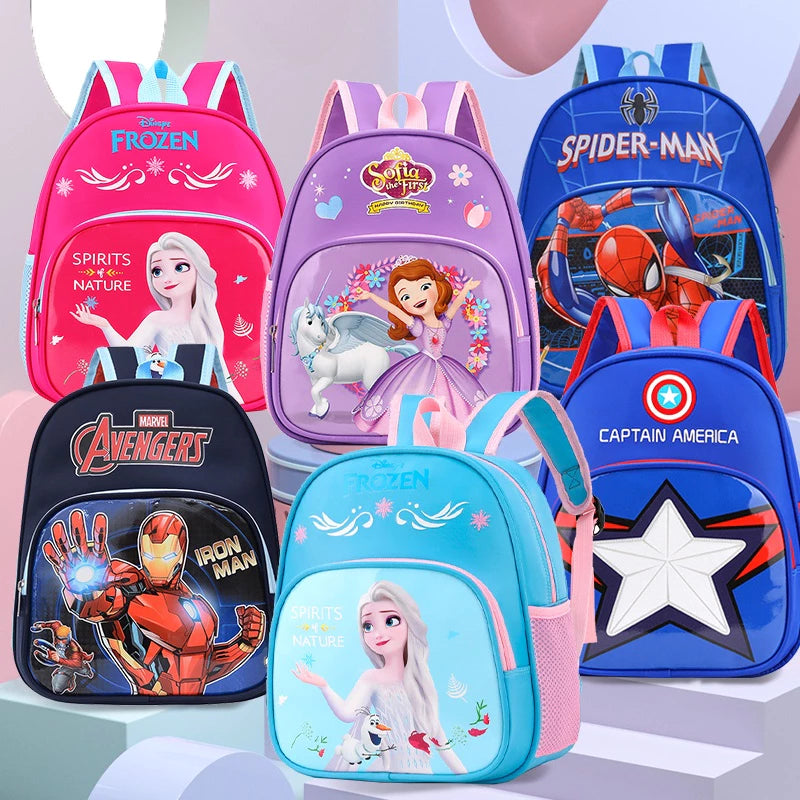 Kids Cartoon Travel & School Backpack
