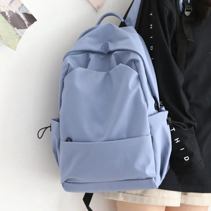Unisex Minimalist Large Capacity Nylon Backpack