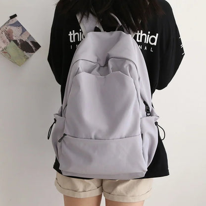 Unisex Minimalist Large Capacity Nylon Backpack