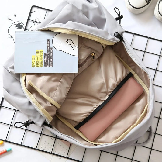 Unisex Minimalist Large Capacity Nylon Backpack