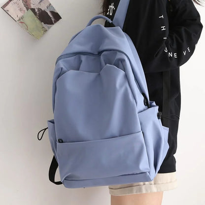 Unisex Minimalist Large Capacity Nylon Backpack