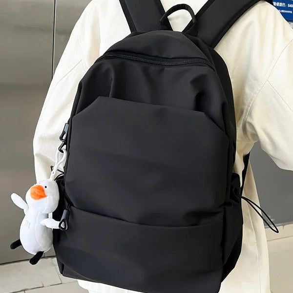 Unisex Minimalist Large Capacity Nylon Backpack