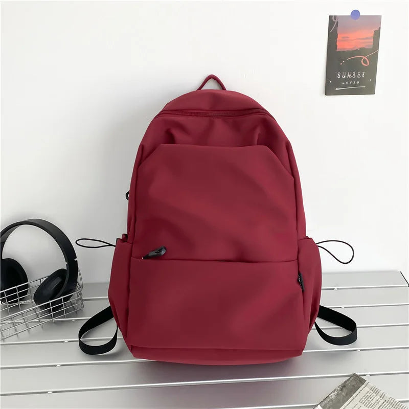 Unisex Minimalist Large Capacity Nylon Backpack