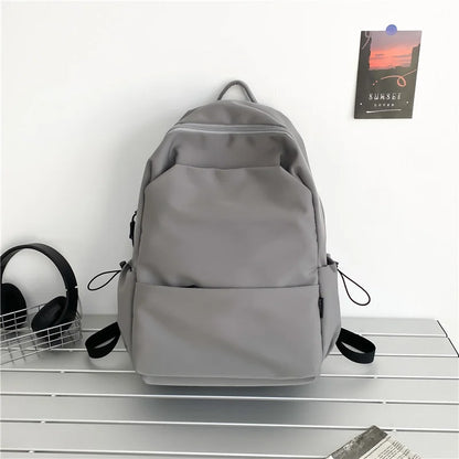 Unisex Minimalist Large Capacity Nylon Backpack