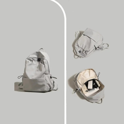Unisex Minimalist Large Capacity Nylon Backpack
